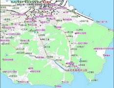 大連旅游地圖